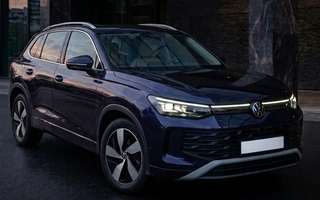 Volkswagen Tayron verslo klasės automobilis su vairuotoju